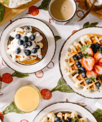 Delicious Field Berry Waffles
